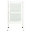 vidaXL Dressoir 38x35x70 cm metaal en glas