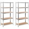 vidaXL Opbergrekken 2 st 90x40x180 cm MDF
