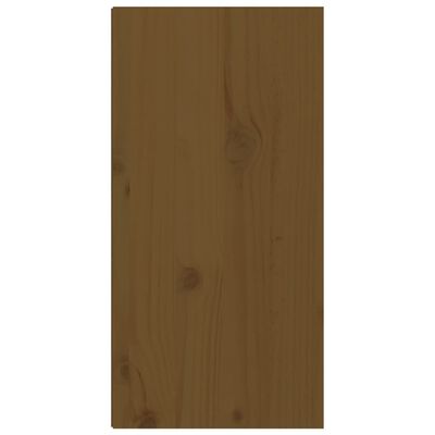 vidaXL Wandkast 30x30x60 cm massief grenenhout honingbruin