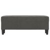 vidaXL Bankje 100x35x41 cm fluweel donkergrijs