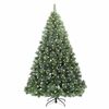 vidaXL Kunstkerstboom met 300 LED met standaard Groen 180 cm PE en PVC