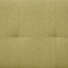 vidaXL Slaapbank met twee kussens polyester groen