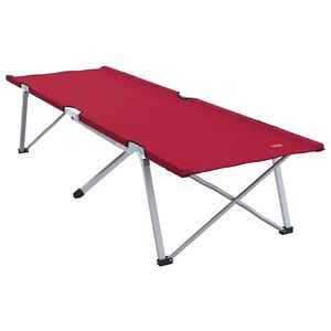 vidaXL Opvouwbaar Camping Bed Rood 194 x 62,5 x 42,5 cm