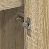 vidaXL Bijzetkast Sonoma 96,5 x 30 x 75 cm Bewerkt hout