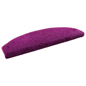 vidaXL Zelfklevende Trapmatten 15 st 80 x 24,5 x 3,5 cm Violet
