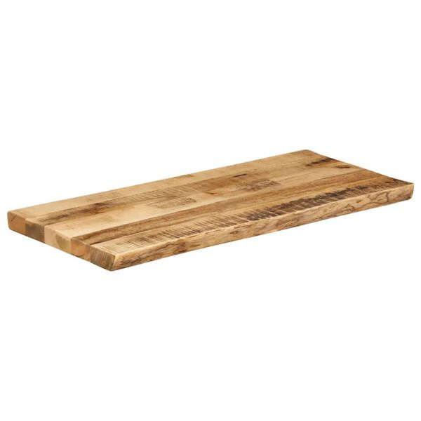 vidaXL Tafelblad met natuurlijke rand 90x40x3,8 cm massief mangohout