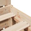 vidaXL Bedframe zonder matras massief grenenhout 140x190 cm