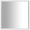 vidaXL Spiegel 40x40 cm zilverkleurig