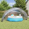 vidaXL Pooldome Doorzichtig 592 x 590 x 275 cm PVC
