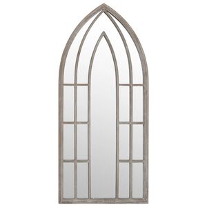 vidaXL Spiegel 100x45 cm ijzer zandkleurig