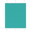 vidaXL Pliss&eacute; rolgordijn 110x100 cm stofbreedte 109,4cm petrol groen