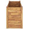 vidaXL Plantenbak verhoogd 160x60x84 cm massief acaciahout