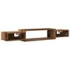 vidaXL Wandgemonteerd tv-meubel Muurmontage Oud hout 140 x 28 x 21 cm