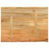 vidaXL Tafelblad met natuurlijke rand 70x60x3,8 cm massief mangohout