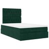 vidaXL Ottoman bed met matrassen en LED's 120x190cm fluweel
