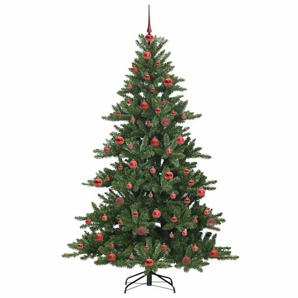 vidaXL Kunstmatige Inklapbare Kerstboom Groen 180 cm PVC en staal