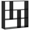 vidaXL Boekenkast 102 x 29 x 103,5 cm Bewerkt hout Zwart eiken
