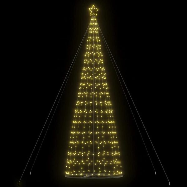 vidaXL LED-kerstboom 1534 LEDs warm wit 500 cm