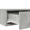 vidaXL Bedlades met lade Beton Grijs 120 x 36,5 x 16,5 cm Bewerkt hout