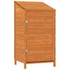 vidaXL Tuinschuur 55x52x112 cm massief vurenhout bruin