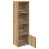 vidaXL Boekenkast 31x24x102 cm bewerkt hout artisanaal eikenkleurig