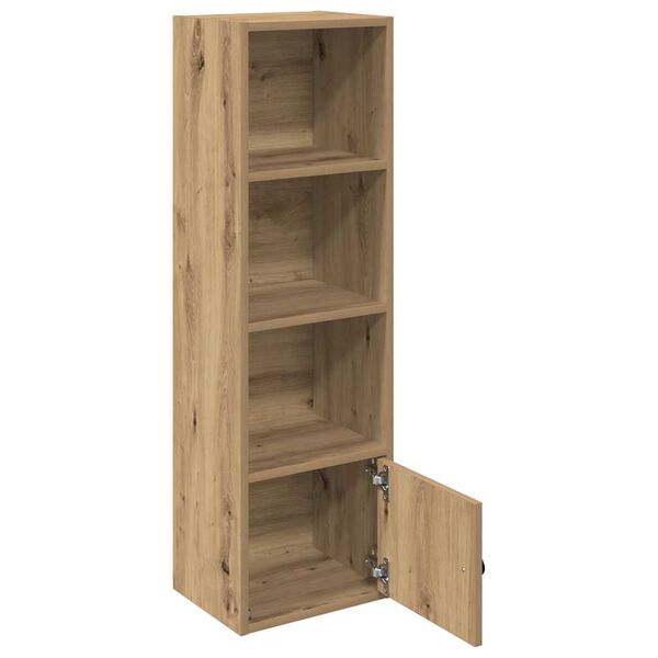 vidaXL Boekenkast 31x24x102 cm bewerkt hout artisanaal eikenkleurig