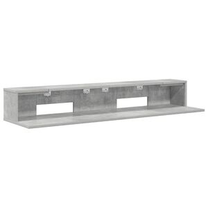 vidaXL studiobureau Betongrijs 110 x 36 x 19,5 cm Bewerkt hout