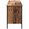 vidaXL Schoenenkast Oud Hout 131 x 35 x 50 cm Gemonteerd hout en ijzer