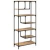 vidaXL Boekenkast artisanaal eikenkleurig 81 x 36 x 176 cm