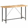 vidaXL Bartafel 180x70x107 cm ruw mangohout