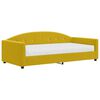 vidaXL Slaapbank met matras 100x200 cm fluweel geel