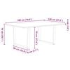 vidaXL Eettafel met natuurlijke rand 180x120x74 cm massief eikenhout