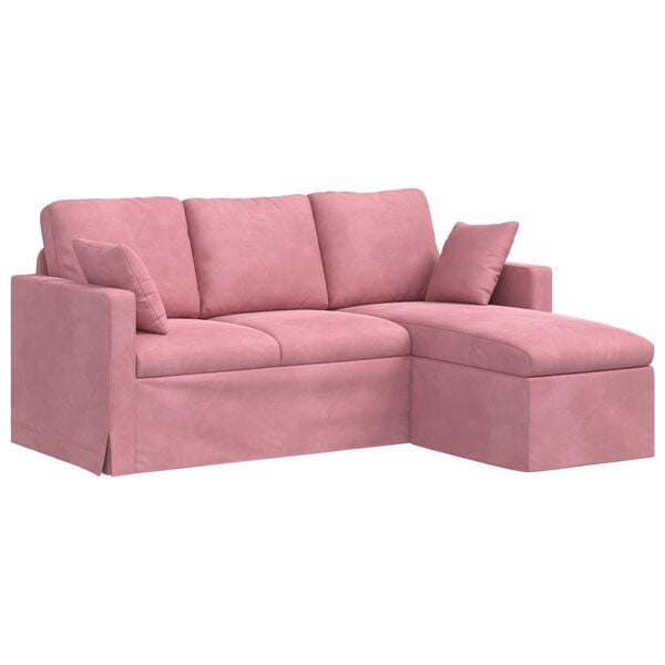 vidaXL Bank Roze Totale afmetingen: 178 x 134 x 80 cm (B x D x H)