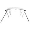 vidaXL Biminitop 4 bogen met mesh zijwanden 243x(230-244)x137 cm