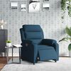 vidaXL Fauteuil elektrisch verstelbaar fluweel blauw