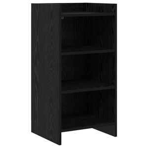 vidaXL Dressoir Zwart eiken 40 x 36 x 80 cm Bewerkt hout