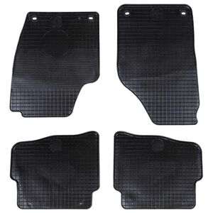 vidaXL Autobodemmat 4 pcs Zwart geschikt voor VW POLO 10 / 01-09 NS