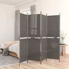 vidaXL Kamerscherm met 4 panelen 200x180 cm stof antracietkleurig