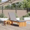 vidaXL Ligstoel Olie naturel 200 x 55 x 94 cm Massief acaciahout