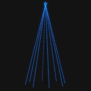vidaXL LED-kerstboom binnen buiten 576 LEDs 3,6 m blauw