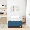 vidaXL Boxspringbed met matras Donkerblauw 80 x 210 cm Stof