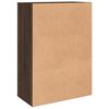 vidaXL Dressoir 60x31x84 cm bewerkt hout bruin eikenkleur