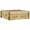 vidaXL Plantenbak 120x120x40 cm ge&iuml;mpregneerd grenenhout