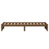 vidaXL Bedframe massief hout honingbruin 75x190 cm