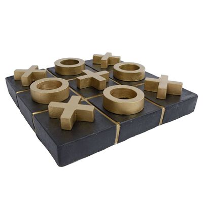 Gifts Amsterdam Sculptuur Noughts and Crosses 21x21x4,5 cm polysteen