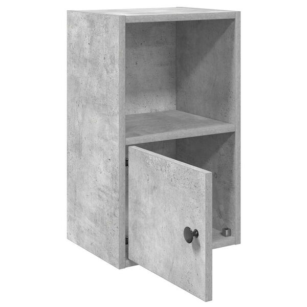 vidaXL Boekenkast 31x24x52 cm bewerkt hout betongrijs