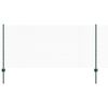 vidaXL zeshoekig gaasgek met palen 10 x 1 m PVC-Coated Staal Groen