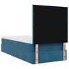 vidaXL Ottoman bed met matrassen en LED's 80x200cm fluweel donkerblauw
