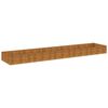 vidaXL Plantenbak verhoogd 482x100x36 cm cortenstaal