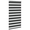 vidaXL Zebra rolgordijn 80x150 cm stofbreedte 75,9 cm zwart